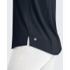 image:imageG4Free Lightweight Workout Tank Tops for Women High Neck Athletic Long Tanks Sleeveless Summer Running Gym ShirtsNavy
