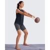 image:imageG4Free Lightweight Workout Tank Tops for Women High Neck Athletic Long Tanks Sleeveless Summer Running Gym ShirtsNavy