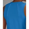 image:imageG4Free Lightweight Workout Tank Tops for Women High Neck Athletic Long Tanks Sleeveless Summer Running Gym ShirtsOcean Blue