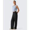 image:imageG4Free Lyocell Side Slits Womens Workout Tank Tops Soft Loose Fit High Neck Athletic Tanks Stretch Gym Running TopLight Denim