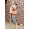 image:imageG4Free Capri Pants for Women Wide Leg Yoga Dress Capris with Pockets Cross Loose Casual Work Crop PantsGray Heather