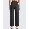 image:imageG4Free EverGoing Wide Leg Ankle Pants for Women 78 Length Yoga Dress Pants High Waist Stretch with Pockets Casual WorkCharcoal Heather