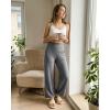 image:imageG4Free EverGoing Wide Leg Ankle Pants for Women 78 Length Yoga Dress Pants High Waist Stretch with Pockets Casual WorkGray Heather