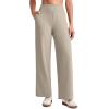 image:imageG4Free EverGoing Wide Leg Ankle Pants for Women 78 Length Yoga Dress Pants High Waist Stretch with Pockets Casual WorkMatcha