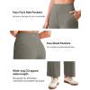 image:imageG4Free EverGoing Wide Leg Ankle Pants for Women 78 Length Yoga Dress Pants High Waist Stretch with Pockets Casual WorkMocha Brown