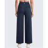 image:imageG4Free EverGoing Wide Leg Ankle Pants for Women 78 Length Yoga Dress Pants High Waist Stretch with Pockets Casual WorkNavy Heather