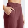 image:imageG4Free ShiftReady Womens Yoga Dress Pants with Pockets Wide Leg Work Pants Dressy Casual TrousersWine