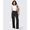 image:imageG4Free ShiftReady Womens Yoga Dress Pants with Pockets Wide Leg Work Pants High Waisted Dressy Casual TrousersBlack