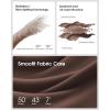 image:imageG4Free Smoofit Modal Soft Boxy Tee Shirts Women Short Sleeve Drop Shoulder Crew Neck Basic Crop Tops Loose Casual LoungeCoffee Brown