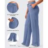 image:imageG4Free Smoofit Modal Soft Womens Wide Leg Sweatpants High Waisted Drawstring Side Slit Casual PantsDenim Blue