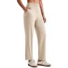 image:imageG4Free ShiftReady Womens Ankle Dress Yoga Pants with Pockets Stretchy Business Casual Slacks Work Trousers Travel PantLight Khaki