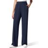 image:imageG4Free ShiftReady Womens Yoga Dress Pants with Pockets Wide Leg Work Pants High Waisted Dressy Casual TrousersDark Navy