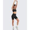 image:imageG4Free BareFeel Racerback Sports Bra for Women  Scoop Neck Workout Tank Top Casual Yoga Non PaddedBlack