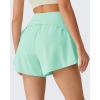 image:imageG4Free Chillwhisp Running Shorts for Women 25  Dolphin Elastic Waistband with Pockets for Athletic Gym WorkoutMint