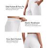 image:imageG4Free EverGoing Womens Athletic Shorts High Waisted 4  5 Running Yoga Summer Casual Shorts with PocketsPure White