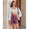 image:imageG4Free EverGoing Womens Athletic Shorts High Waisted 4  5 Running Yoga Summer Casual Shorts with PocketsVelvet Dust