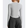image:imageG4Free Lightbreeze Womens UPF 50 Long Sleeve Rash Guard Quick Dry Crop Workout Tops Thumbholes Sun Shirts Running AthleticGrey