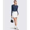 image:imageG4Free Lightbreeze Womens UPF 50 Long Sleeve Rash Guard Quick Dry Crop Workout Tops Thumbholes Sun Shirts Running AthleticNavy