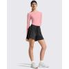 image:imageG4Free Lightbreeze Womens UPF 50 Long Sleeve Rash Guard Quick Dry Crop Workout Tops Thumbholes Sun Shirts Running AthleticPink
