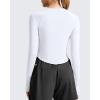 image:imageG4Free Lightbreeze Womens UPF 50 Long Sleeve Rash Guard Quick Dry Crop Workout Tops Thumbholes Sun Shirts Running AthleticWhite