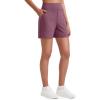 image:imageG4Free EverGoing Womens Athletic Shorts High Waisted 4  5 Running Yoga Summer Casual Shorts with PocketsVelvet Dust