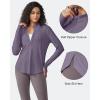 image:imageG4Free Womens UPF 50 Sun Shirts Lightweight Quick Dry Long Sleeve Workout Tops Lightweight Running PulloverGray Purple