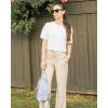image:imageG4Free Short Sleeve Crop Workout Tops for Women Loose Fit Cotton Basic TShirtsWhite