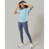 image:imageG4Free Short Sleeve Workout Tops for Women Athletic TShirts Lightweight Yoga Running Tee TopPure Light Blue