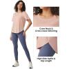 image:imageG4Free Short Sleeve Workout Tops for Women Athletic TShirts Lightweight Yoga Running Tee TopPure Pink