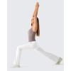 image:imageG4Free BareFeel Built in Bra Camisole Tops Yoga Workout Removable Padded Cami Spaghetti Strap Pilates Tank TopTaupe