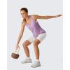 image:imageG4Free Racerback Womens Workout Tank Tops Scoop Neck Hip Length Muscle Top Soft Loose Fit for Gym Athletic TanksLight Purple