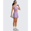 image:imageG4Free Racerback Womens Workout Tank Tops Scoop Neck Hip Length Muscle Top Soft Loose Fit for Gym Athletic TanksLight Purple