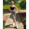image:imageG4Free Capri Pants for Women 14 Knee Length Wide Leg Yoga Capris Dressy Casual Summer Crop Pants with PocketsMocha Brown