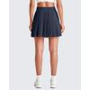 image:imageG4Free Wide Pleated Women Tennis Skirts High Waisted Golf Skorts Lightweight Casual Cute Athletic Builtin Shorts PocketsDark Navy