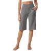 image:imageG4Free Capri Pants for Women 14 Knee Length Wide Leg Yoga Capris Dressy Casual Summer Crop Pants with PocketsMocha Brown
