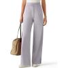 image:imageG4Free Chillwhisp Lightweight Drawstring Wide Leg Pants for Women Side Slit Flowy Palazzo Pants Summer CasualChime Gray