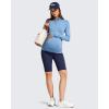 image:imageG4Free Barefeel Maternity Biker Shorts with Pockets Over The Belly Legging Pregnancy Yoga Pants Athletic Workout 5 85Royal Blue