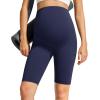 image:imageG4Free Barefeel Maternity Biker Shorts with Pockets Over The Belly Legging Pregnancy Yoga Pants Athletic Workout 5 85Royal Blue