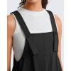 image:imageG4Free EverGoing Maternity Overall Dress Adjustable Straps Pregnancy Jumpsuits Dresses with Pockets Casual WorkBlack