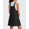 image:imageG4Free EverGoing Maternity Overall Dress Adjustable Straps Pregnancy Jumpsuits Dresses with Pockets Casual WorkBlack