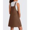 image:imageG4Free EverGoing Maternity Overall Dress Adjustable Straps Pregnancy Jumpsuits Dresses with Pockets Casual WorkDark Coffee