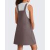 image:imageG4Free EverGoing Maternity Overall Dress Adjustable Straps Pregnancy Jumpsuits Dresses with Pockets Casual WorkTaupe