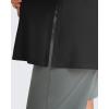 image:imageG4Free Lyocell Side Slits Maternity Tank Tops Crewneck Pregnancy Sleeveless Workout Shirts Loose FitBlack