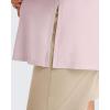 image:imageG4Free Lyocell Side Slits Maternity Tank Tops Crewneck Pregnancy Sleeveless Workout Shirts Loose FitLight Pink