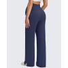 image:imageG4Free ShiftReady Maternity Pants with Pockets Casual Over The Belly Pregnancy Wide Leg Daily TrousersDark Navy