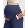 image:imageG4Free ShiftReady Maternity Pants with Pockets Casual Over The Belly Pregnancy Wide Leg Daily TrousersDark Navy