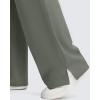image:imageG4Free ShiftReady Maternity Pants with Pockets Casual Over The Belly Pregnancy Wide Leg Daily TrousersGray Sage