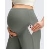 image:imageG4Free ShiftReady Maternity Pants with Pockets Casual Over The Belly Pregnancy Wide Leg Daily TrousersGray Sage