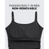 image:imageG4Free BareFeel Built in Bra Maternity Romper Cut Out Back Pregnancy Jumpsuit with Pockets Workout CasualBlack