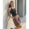 image:imageG4Free Ribbed Halter Crop Tank Tops Going Out Camisoles Backless Button Slim Fit Cropped Cami TopBlack